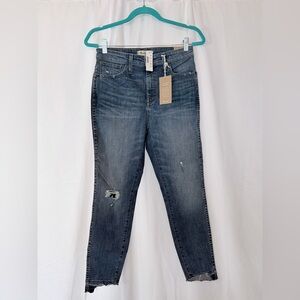 Madewell Petite Curvy High-Rise Skinny Jeans: Drop Step-Hem Edition